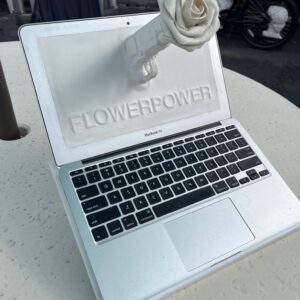 Adam-Dolle-Flower-Power-Computer-plaster-plastic-12-x-9-x-9.5 Adam Dolle - Flower Power