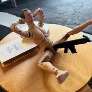 Adam-dolle-Boys-and-their-Toys-Ken-doll-books-plastic-acrylic-14-x-14-x-5 Adam Dolle - Boys and their Toys