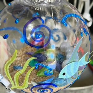 Barbie-Pearson-FishySceneOrnament-8988 Barbie-Lynn Pearson - Fishy Scene