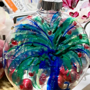 Barbie-Pearson-PalmArtHolidayOrnament-8995 Barbie-Lynn Pearson - Palm Art Holiday Ornament