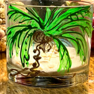 Barbie-Lynn Pearson - Palm Art on Glass Decoration