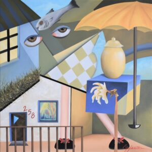 Cheryl-Eggleston-Tap-Shoes-Alkyd-Oil-24×24 Cheryl Eggleston - Tap Shoes