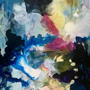 #6 Awakened 40”x 16” 2022 $425.00 show price $375. Deanna Aliano - Awakened