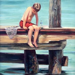Donna-Sallee-Dock-Boy-acrylic-oil Donna Kelley - Dock Boy