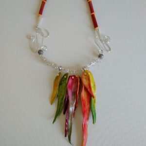 Jewellene-Wilson-Australian-Eucalyptus-Leaves-polymer-clay-sterling-silver-pewter-20in-necklace-90 Jewellene Wilson - Australian Eucalyptus Leaves