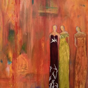 Martha-Smith-Im-Listening-Mix-Media-20×24 Martha Smith - I'm Listening