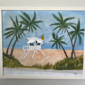 Michael Howard - Lifeguard Stand between the Palms