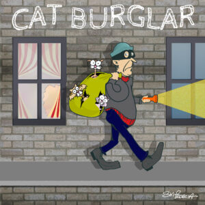 Skip-Proscia-Cat-Burglar-Illustration-12-x12 Richard Proscia - Cat Burglar