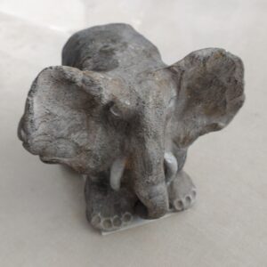 Trish-Delish-Art-Grey-Elephant-clay-4x4x4 Trish Stypka - Elephant