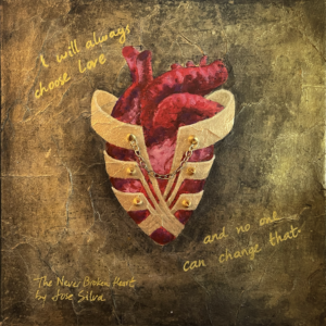 jose-silva-The-Never-Broken-Heart-love-mixed-media-10×10 Jose Silva - The Never Broken Heart: Love