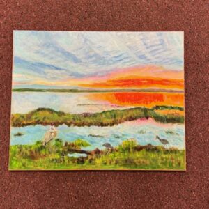 Lana-Christoff-Sunrise-at-Tiger-Lake-Fl-oil-18×24-550 Lana Christoff - Sunrise at Tiger Lake Fl