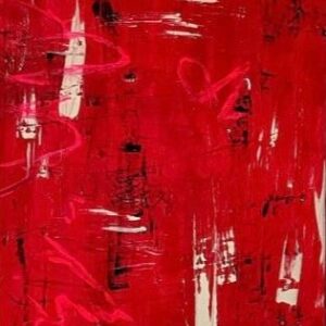 MarciePaints-Red-and-Bold-acrylic-on-canvas-18×24-3901 Marcie Myerow - Red and Bold