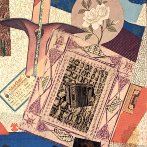 Michael-Mills-The-Ascension-of-Mrs.-Ida-Hubbert-15×12-Collage-on-Board-scaled Roy Michael Mills - The Ascension of Mrs. Ida Hubbert