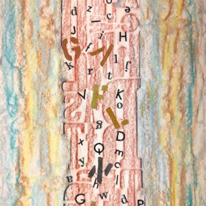 Michael-Mills-Tower-of-Babel-Words-in-Commotion-Mixed-Media-on-Paper-19x23x1.5-1-scaled Roy Michael Mills - Babylon (what is now known as Iraq)
