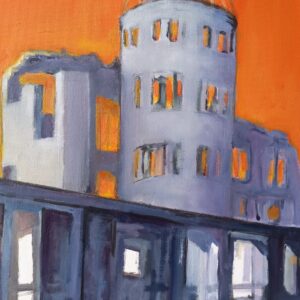 Victor Darai - Hiroshima Memorial blue 1  orange 2