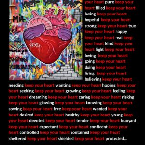 William-Quigley-Keep-Your-Heart-27×23-Mixed-Media William Quigley - Keep Your Heart